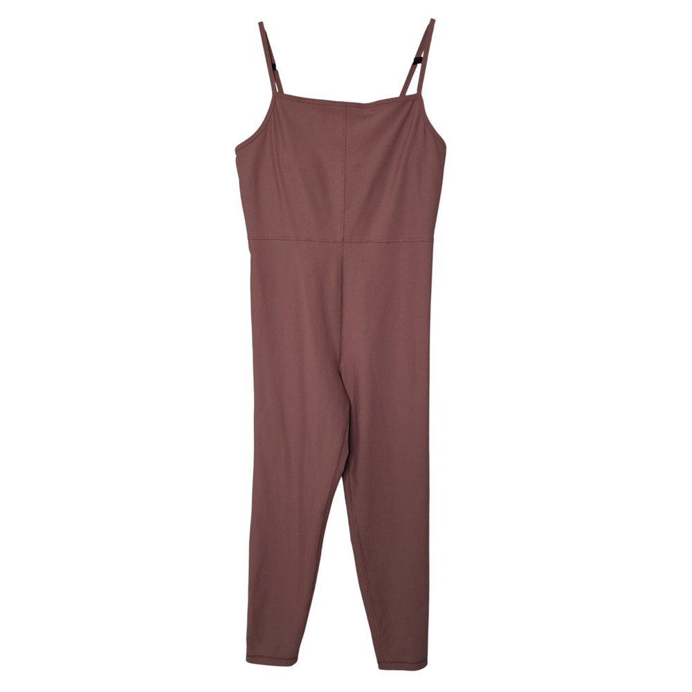 Old Navy Bodysuit Womens L Petite Mauve Powersoft Go-Dry Active Cami Jumpsuit